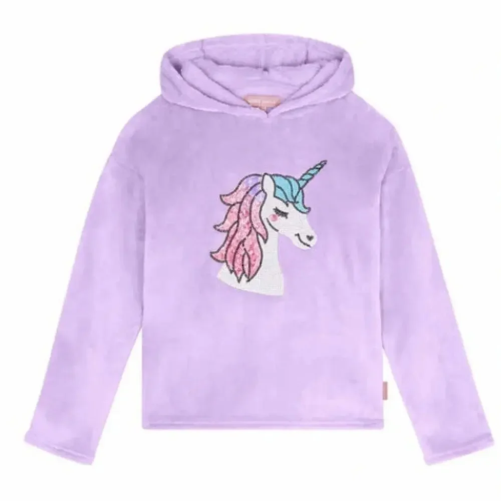 BCBG Girls Hoodie Leggings Set Unicorn Sequin Size Medium NWT